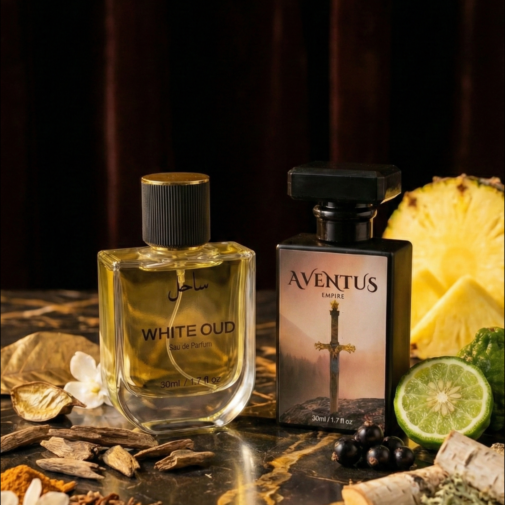 White Oud + Aventus Empire Duo